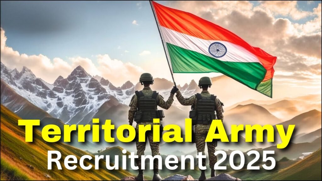 Territorial Army Recruitment 2025, Apply Now for Various Positions