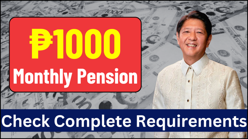 ₱1,000 Monthly Pension for Seniors